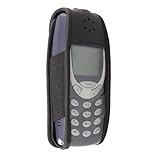 caseroxx Ledertasche mit Gürtelclip für Nokia 3310/3330 in schwarz – robuste...