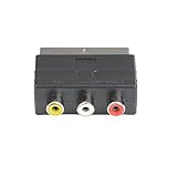 WICAREYO RGB SCART Plug Männlich zu 3 RCA Weibliche AV Adapter Konverter für...