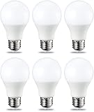 Amazon Basics E27 LED Lampe, 8.5W (ersetzt 60W), warmweiß, dimmbar - 6 Stück...