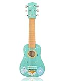 Kindergitarre aus Holz, Gitarre für Kinder ab 3 Jahre, 53x17x6 cm, 6-saitige...