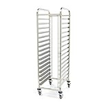 Maxima Gastro Tablettwagen - Bäckerei-Norm - Passt 16 x Tabletts (60 x 40 cm) -...
