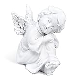 Cyrank Cherubs Angels Figur, Deko Engel Figur, Kleine Schlafende Engelsstatuen...
