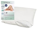 allsana Allergiker Kissenbezug 80x80 cm | Allergie Bettwäsche | Anti Milben...