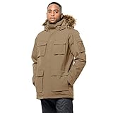 Jack Wolfskin Herren Glacier Canyon Parka, Cookie, XL