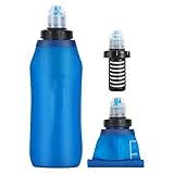 Wasserflasche mit Filter - Reisefilterflasche Fast Wasserreiniger für Reisen...