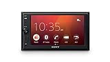 Sony XAV-1500 Autoradio mit WebLink 2.0 für Navigation, Freisprechen, Schwarz,...