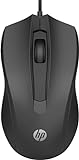 HP 100 Maus (kabelgebundene Maus, Linkshänder, Rechtshänder, bis 1.600 DPI,...