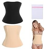 KASURE 2 Stück Zweierpack Damen Waist Trainer Unterbrust Korsett Bauchweg...