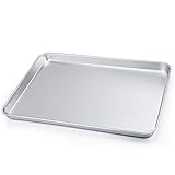 Backblech, HaWare Edelstahl Ofenblech Kuchenblech, 40 x 30 x 2.5cm, Rechteckige...