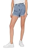 ONLY Damen Shorts high Waist 5-Pocket Design Knopfleiste Reißverschluss Kurze...