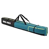 Gremex Skitasche - Skisack für 1 Paar Ski - Wasserdichte Skitasche 160 cm -...