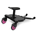 Tubiaz Buggy Board mit Sitz, Kiddy Board Trittbrett, Universal Stehbrett,...