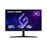 ViewSonic VX24G1-HD Gaming Monitor 24 Zoll, FHD 1920p x 1080p, 180 Hz, 1 ms...