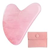 Lamkrtlp Gua Sha steine gesichts Jade Stein Herzform Guasha Board Kratz-Massage...