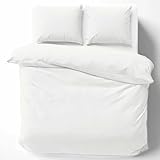 Cotton Castle Bettwäsche Bettgarnitur Bettbezug 100% Baumwolle 135x200 155x220...