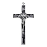 HOBBIESAY 1 Stück Schwarzes Kreuz Zum Aufhängen An Der Wand 19.2cm Kreuz Aus...
