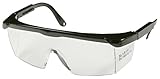 SBS® Schutzbrille | schwarz | verstellbare Bügel | mit optimalen Front- und...