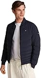 Tommy Hilfiger Herren Bomberjacke Mix Quilt Wattiert, Blau (Desert Sky), S