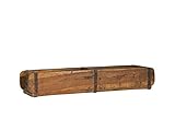 BigDean Alte Ziegelform 57x15x9,5 cm - Zweikammer - Vintage Holzkiste mit...