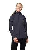 Jack Wolfskin Damen GO Hike Softshell W Softshelljacke, Graphite, M