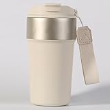 Longiang Thermobecher 500ml, Auslaufsicher Edelstahl Kaffeebecher to go mit...