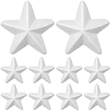 PRETYZOOM 10 Stück 8cm Styroporsterne Weihnachtssterne Styroporkugeln Styropor...