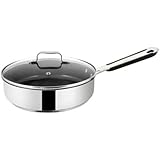 Tefal Jamie Oliver E3143244 Sautepfanne mit Deckel, 25 cm, Edelstahl,...