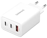 Intenso Power Adapter W65ACC, USB Netzteil mit 1 USB-A und 2 USB-C Anschlüssen,...