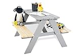 PINOLINO Nicki 4er Kindersitzgruppe - Kindertisch - Picknicktisch aus...