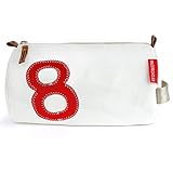 360° Kulturbeutel Tonne aus Segeltuch, Unisex Kulturtasche, Waschtasche...