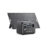 BLUETTI AC50B Tragbare Powerstation mit 100W Solarpanel, 448Wh/700W...