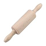 Zenker Teigrolle Mini – Hochwertige Backrolle aus Buchenholz, 230x45x45 mm,...