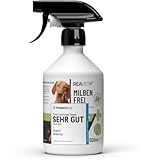 TESTURTEIL SEHR GUT ReaVET Anti Milben-Spray für Hunde, Katzen & Pferde 500ml -...