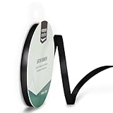 Vaessen Creative Satinband 6mmx10m Schwarz, Schleifenband, Dekoband, Bänder zum...