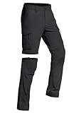 Vzteek Herren Wanderhose Zip Off Trekkinghose Outdoorhose Sommer Softshell...