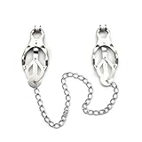 Nippelklemmen mit Verbindungskette,Einstellbare Nippel Klemmen,BDSM...