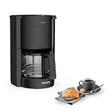 Krups F30908 ProAroma Filterkaffeemaschine mit Glaskanne, 1,25L Füllmenge,...