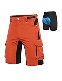 Cycorld MTB Hose-Kurz-Herren-Fahrradhose-Gepolstert, Schnelltrocknende MTB...