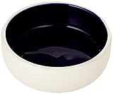 TRIXIE Napf KERAMIKNAPF spülmaschinengeeignet 0,3 l ø 13cm creme/blau für...