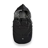 Kaiser 6538525 Babyschalenfußsack Hoody, schwarz