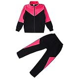 amropi Trainingsanzug Mädchen Sportanzug Sweatjacke + Jogginghose...