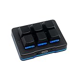 6 Tasten Mini Keypad Wireless USB Mechanische Gaming Makro Tastatur Customized...
