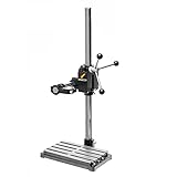WABECO Bohrständer Fräsständer BF1243 mit 3-Speichen Drehkreuz Z-Achse, 2...