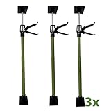 3x Zargenspanner stufenlos 57-117 cm Druckplatte neigbar bis 45°...