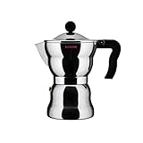 Alessi AAM33 / 6 - Design-Espresso-Kaffeemaschine, Aluminiumgehäuse, Griff und...