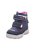 Superfit Mädchen Husky1 Warm Gefütterte Schneestiefel, Blau Pink 8010, 22 EU