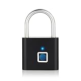 Vorhängeschloss mit Fingerabdruck – USB-C Ladung, Wasserdicht & Rostfrei –...