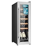 Cecotec Bolero GrandSommelier 1250 CoolWood Weinkühlschrank für 12 Flaschen,...