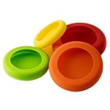 KOMUNJ 4 Stück Dehnbare Silikondeckel, Silikondeckel Verschiedenen, Silikon...