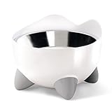 Catit Pixi erhöhter ergonomischer Futternapf für Katzen, 200ml, weiß